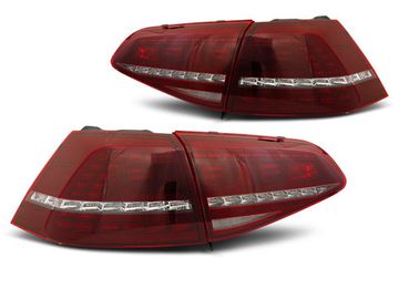 Фонари задние LED SPORT RED WHITE SEQ для VW GOLF 7 13-17