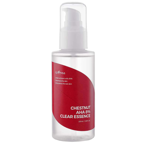 IsNtree Chestnut AHA 8% Clear Essence - Обновляющая эссенция с АНА-кислотами