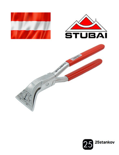 клещи кровельные Stubai алюминиевые изогнутые 45 гр 60 мм 282171