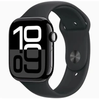 Умные часы Apple Watch S10 46 мм, Jet Black Aluminium, Black Sport Band - M/L