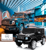 Электромобиль детский "Mercedes-Benz G500" 6V, белый