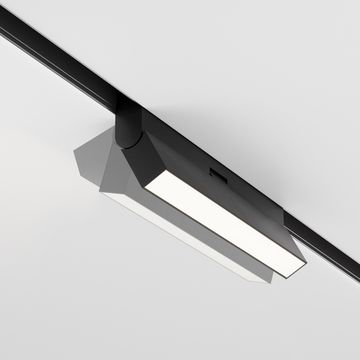 Трековый магнитный светодиодный светильник LED 12W 2700K-6000К 120° TR036-4-12WTW-DSZ-B чёрный Dim Smart Zigbee Basis Exility Maytoni