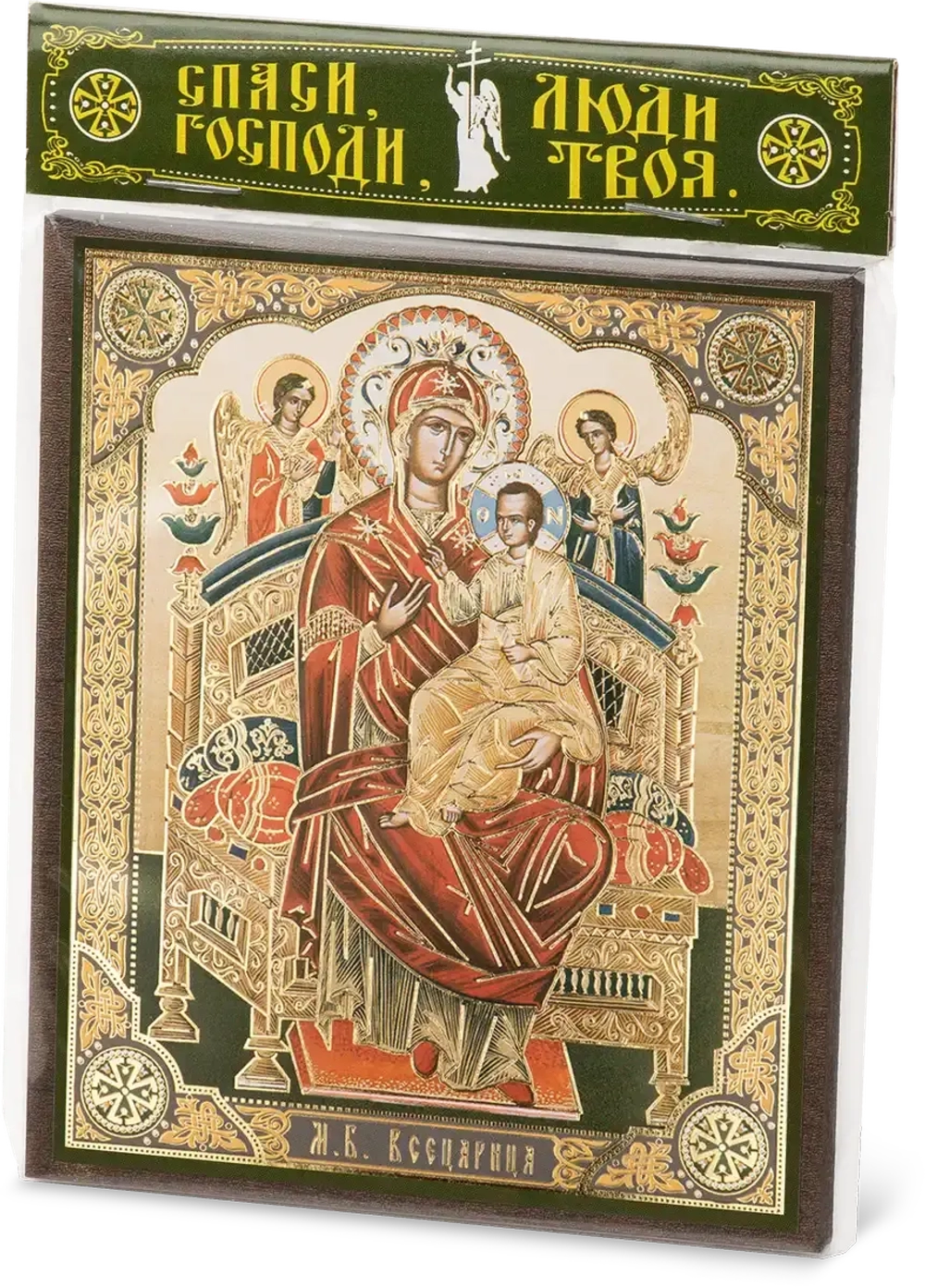 Икона БМ "Всецарица" 10х12 на МДФ-6 (1012-1442)