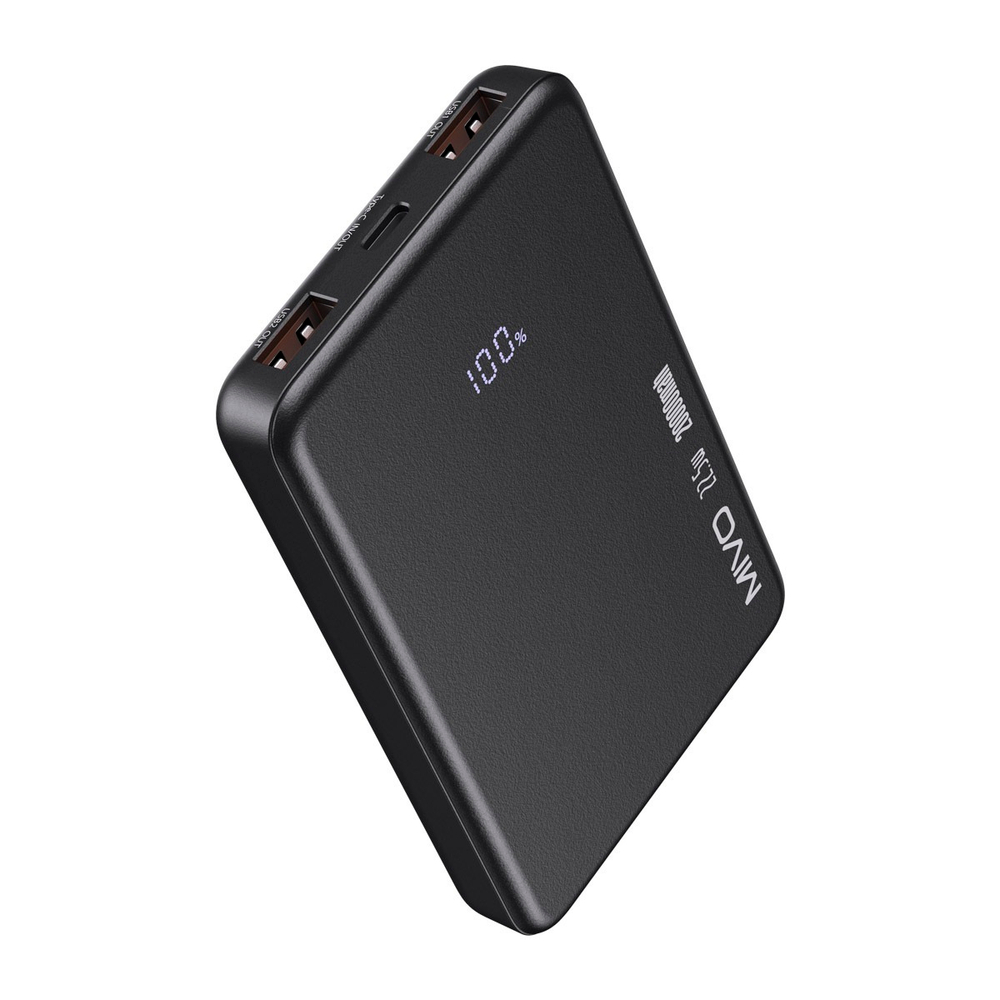 Повербанк (PowerBank) 20000mAh 2USB+TypeC портативный Mivo MB-211Q