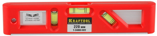 KRAFTOOL Director, 220 мм, магнитный компактный уровень, Pro (1-34863-022)