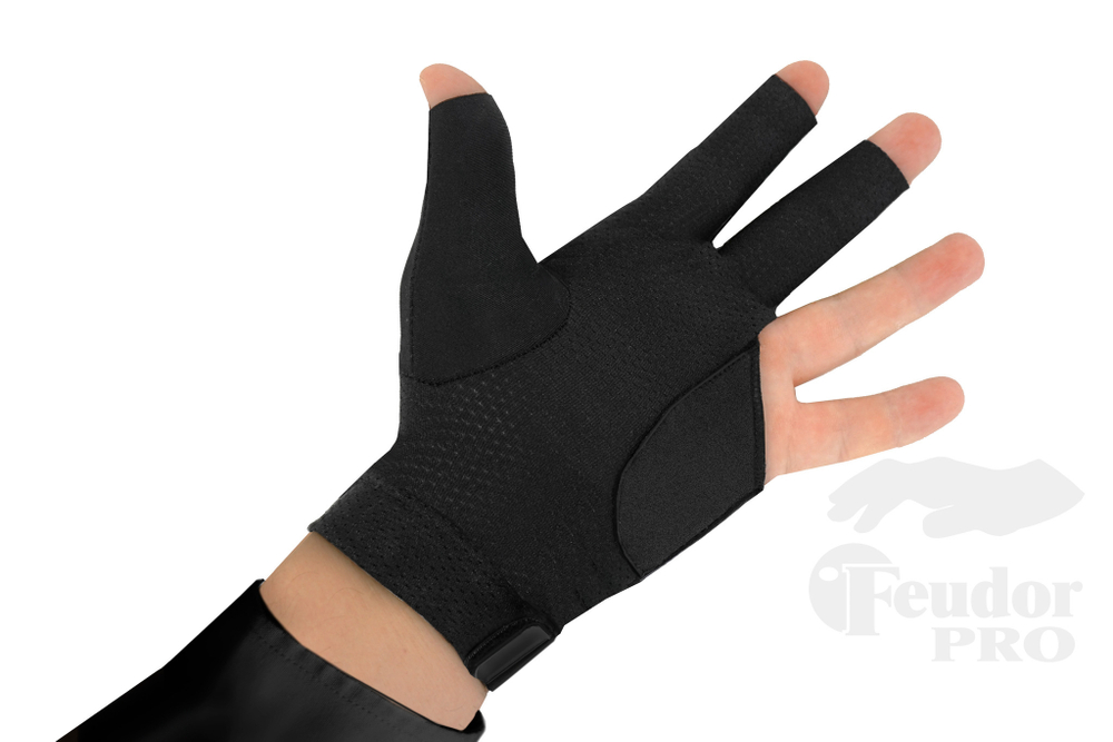 Перчатка-бильярдная Feudor Pro black Right XL