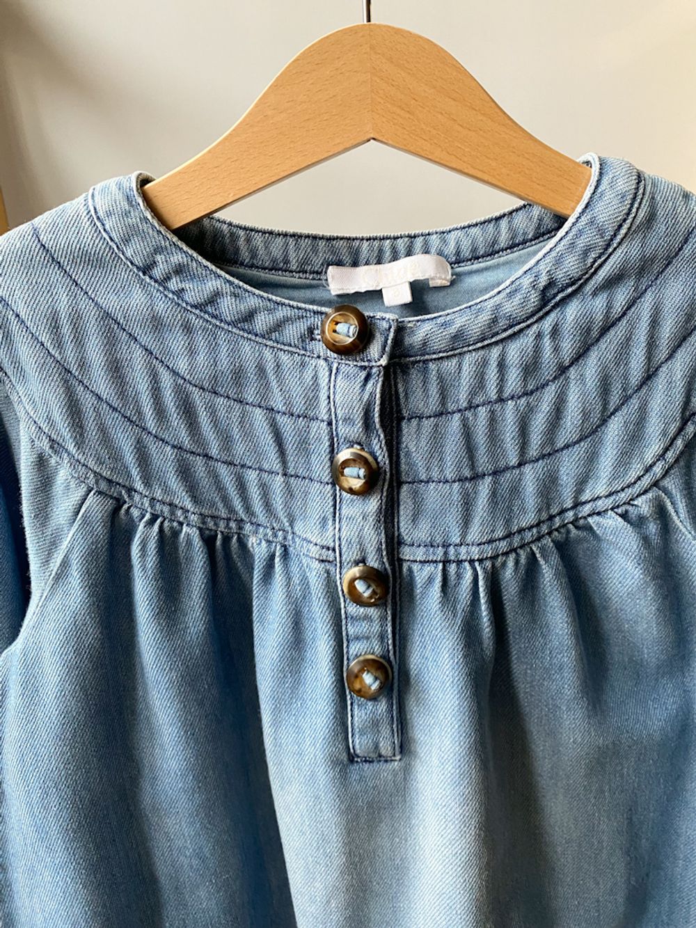 Джинсовая блузка Chloe, 128