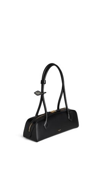 ALAÏA СУМКА LE TECKEL ИЗ ТЕЛЯЧЬЕЙ КОЖИ, ЧЕРНЫЙ