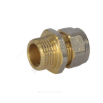 Муфта МП латунь никель обжим Дн 16х1/2" НР ГОСТ 32415-2013 7001 Aquasfera 7001-01