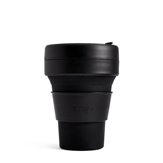 Стакан складной силиконовый Stojo Pocket Cup Ink, 12 oz / 355 мл