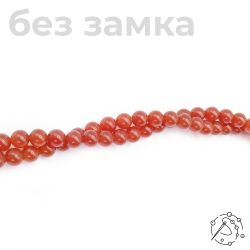 Нить бусин сердолик 8 мм