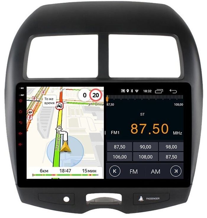 Магнитола для Mitsubishi ASX, Peugeot 4008, Citroen C4 Aircross 2010-2016 - Parafar PF026FHD на Android 13, CarPlay, 4G SIM-слот