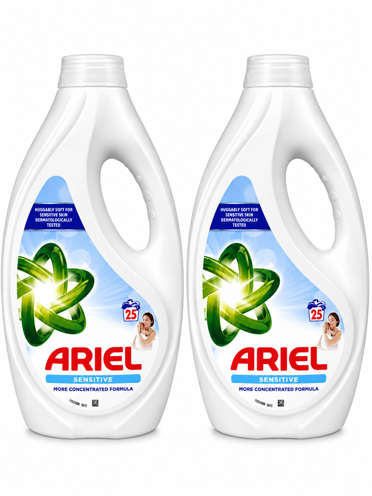 Гель для стирки Ariel Sensitive 1125 мл x 2 шт