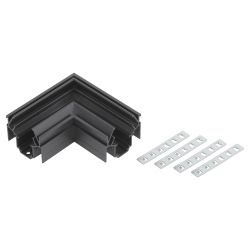 Соединитель ЭРА TRM-PC20-CC B для магнитного шинопровода угловой черный для системы NOVA ver.1 | Магнитный шинопровод и аксессуары
