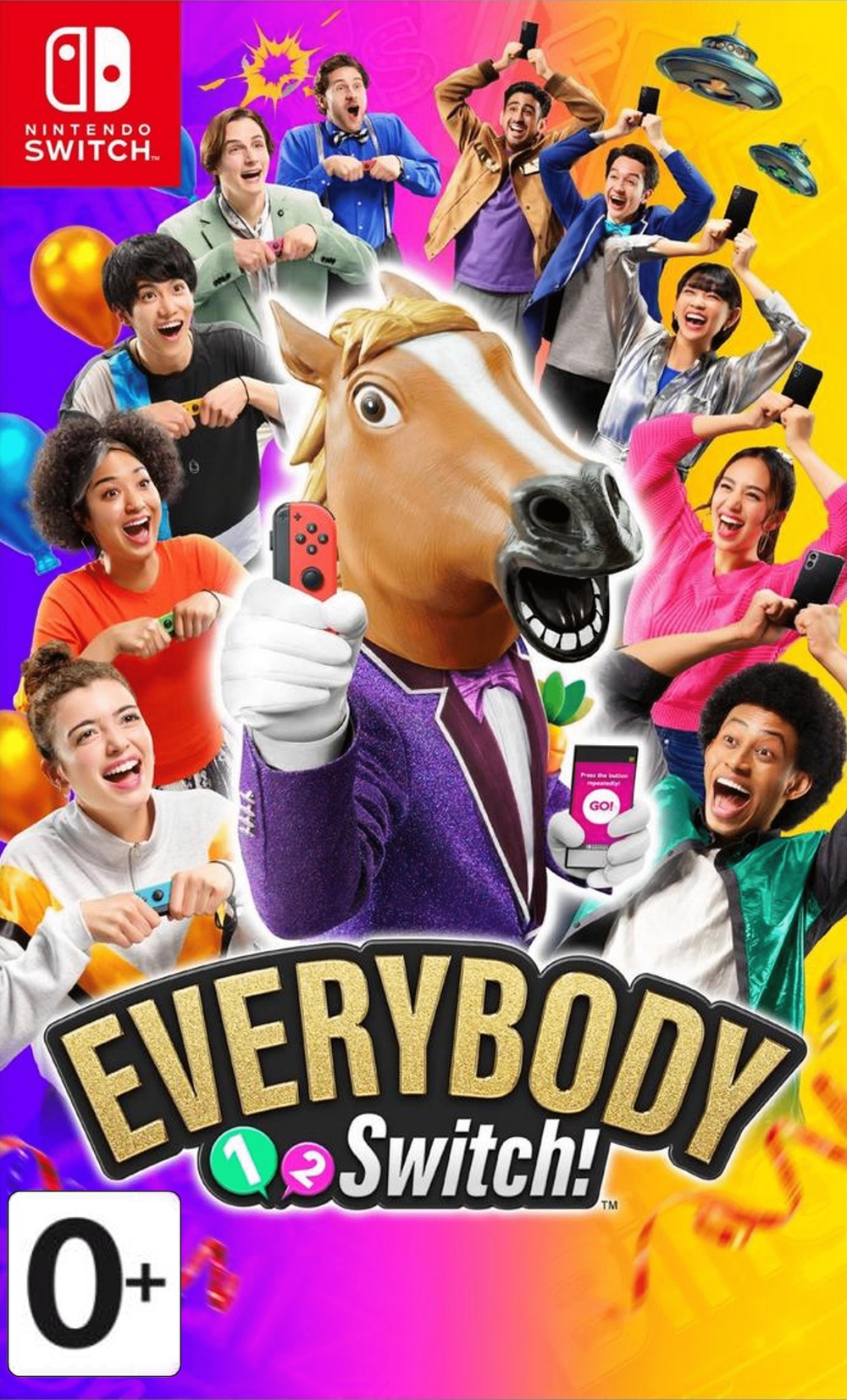 Everybody 1 2 Switch! (картридж для Nintendo Switch, полностью на русском языке)