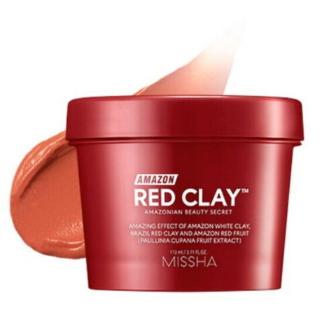 Очищающая глиняная маска для лица Missha Amazon Red Clay Pore Mask, 110мл