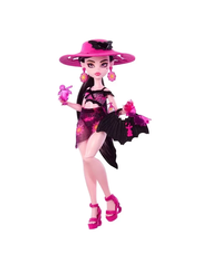 Кукла Монстер Хай Дракулаура летняя серия 3 поколение| Monster High Spring Break Draculaura HRP66 с аксессуарами | 6+