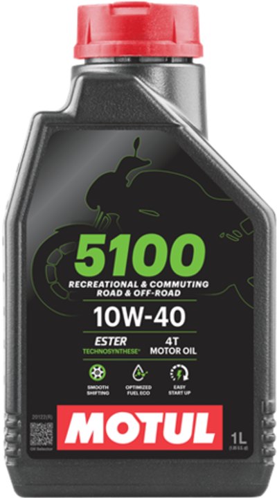Моторное масло полусинтетическое MOTUL 5100 4T 10W40