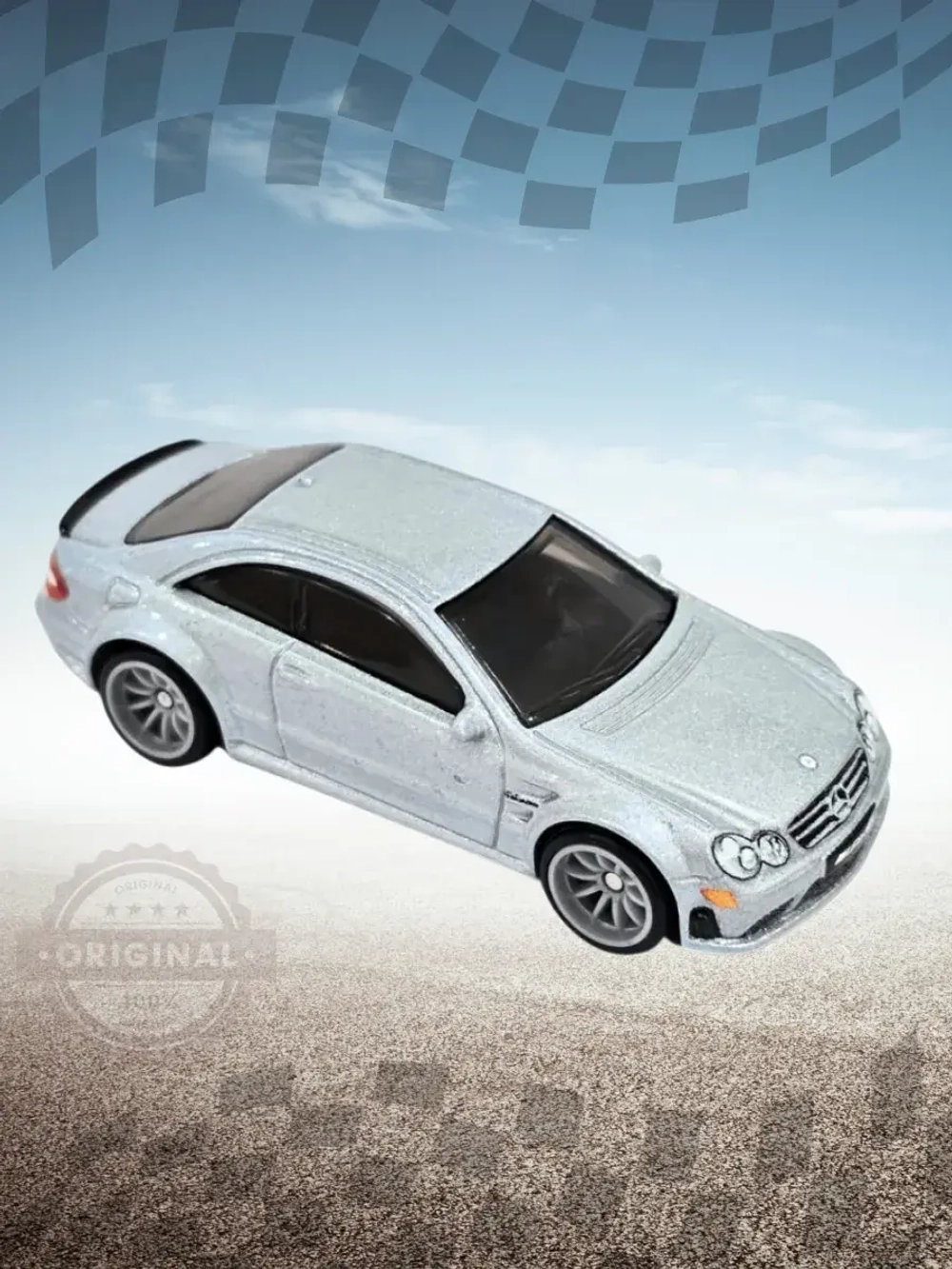 Машинка Хот Вилс 2008 Mercedes Benz CLK 63 AMG GJT68 JBL07