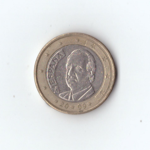 1 евро 2009 года Испания VF