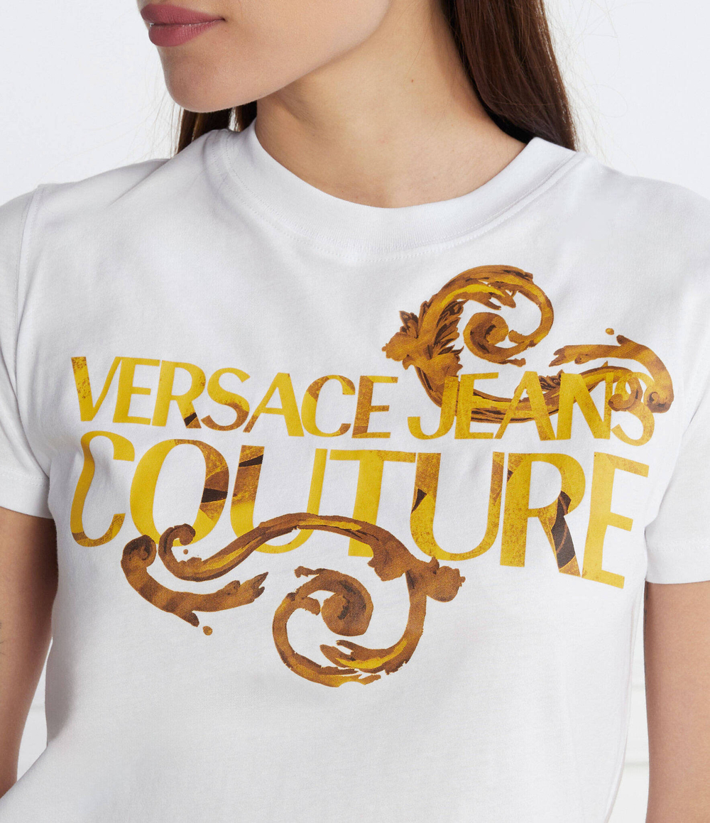 Футболка Versace Jeans Couture - белый(76HAHG00CJ00G)