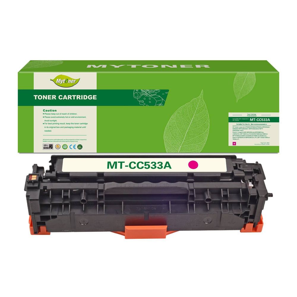 Картридж MyToner, аналог HP CC533A/304A/Canon 718 (2.8k) пурпурный