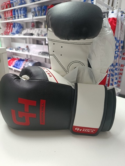 Боксерские перчатки Element MF IF Бело-чёрные (12oz)
