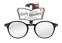 Easy Readers - Round Metal Black (+1.5)