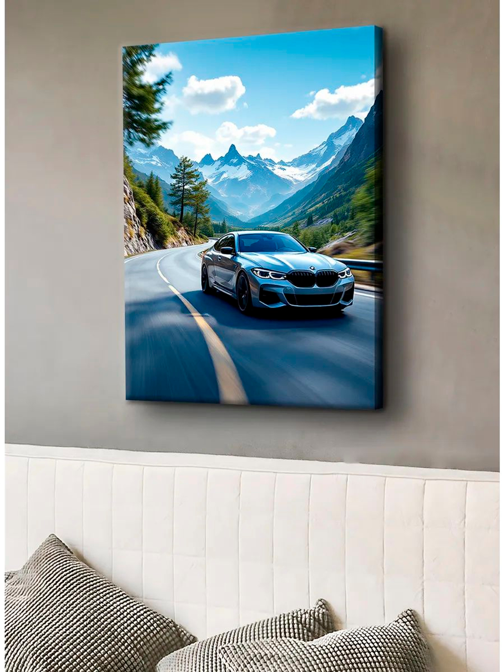 Картина "BMW M850", галерейная 30х40см 1шт.