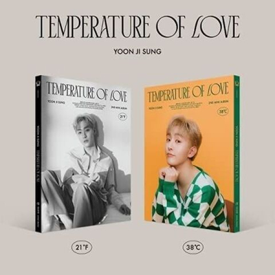 Альбом Yoon Jisung - Temperature of Love 2nd Mini Album 2 Version SET