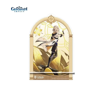 Подставка для смартфона Character Themed Acrylic Phone Stand Contemplation in Chalk Albedo — Genshin Impact