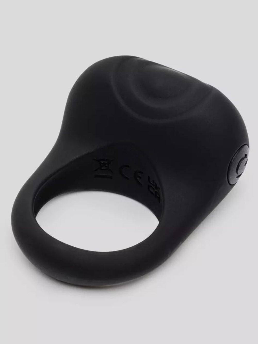 Черное эрекционное виброкольцо Sensation Rechargeable Vibrating Love Ring (Цвет: черный)