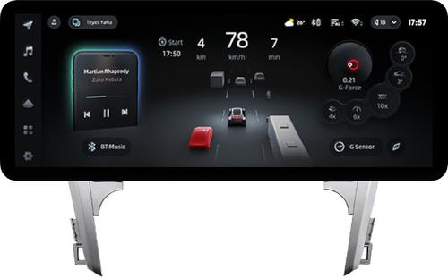 Магнитола для Toyota Camry 50 2011-2014 (рамка серебро) - Teyes CC4PRO монитор 12.3" 2K QLED + рамка 10, Android 13, Быстрейшая, Snapdragon 778G, ИИ, CarPlay, DSP, 4G SIM-слот