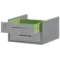 Тумба подвесная АТ-02 Серый 430x450x280 Арго