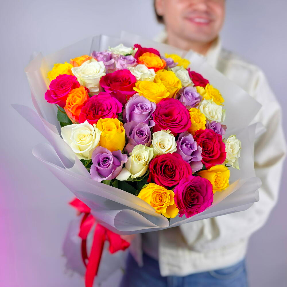 Роза Кения микс 45шт