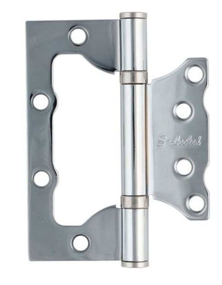 Петля БЕЗ ВРЕЗКИ S-Locked накл. B CP хром (цена за 2шт) 100*75* 2,5мм / 120323 Петля БЕЗ ВРЕЗКИ S-Locked накл. B CP хром (цена за 2шт) 100*75* 2,5мм / 120323