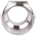 Ниппель редукционный STOUT SFT 0004 - 2"1/2 x 2" (для стальных труб, латунь никелированная)
