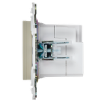 SKANDY Розетка USB A+C 18Вт SK-R13B бежевый IEK