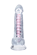 Гибкий фаллоимитатор A-Toys Parret прозрачный 18 см