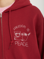 Женская Толстовка Peace Baggy Relaxed