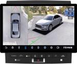 Магнитола для Toyota Land Cruiser 200 2010-2012 (климат на ШГУ) - Teyes CC3-2K-360 монитор 13" 2K QLED на Android 10, Быстрая, CarPlay, 4G SIM-слот, 4 камеры в комплекте
