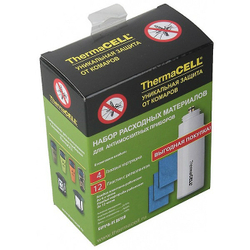 Набор запасной Thermacell (4 газовых картриджа + 12 пластин)