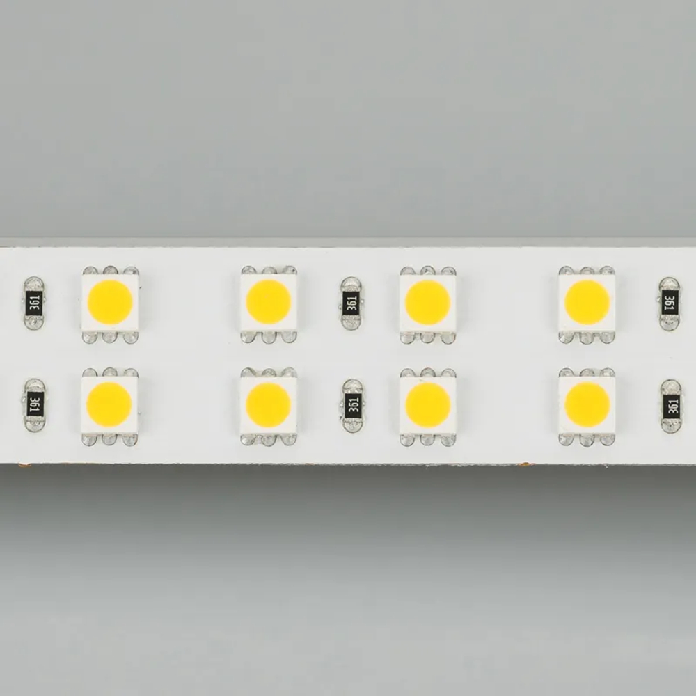 Светодиодная лента RT 2-5000 24V Warm2700 2x2 (5060, 720 LED, LUX) (Arlight, 34.4 Вт/м, IP20) 012443
