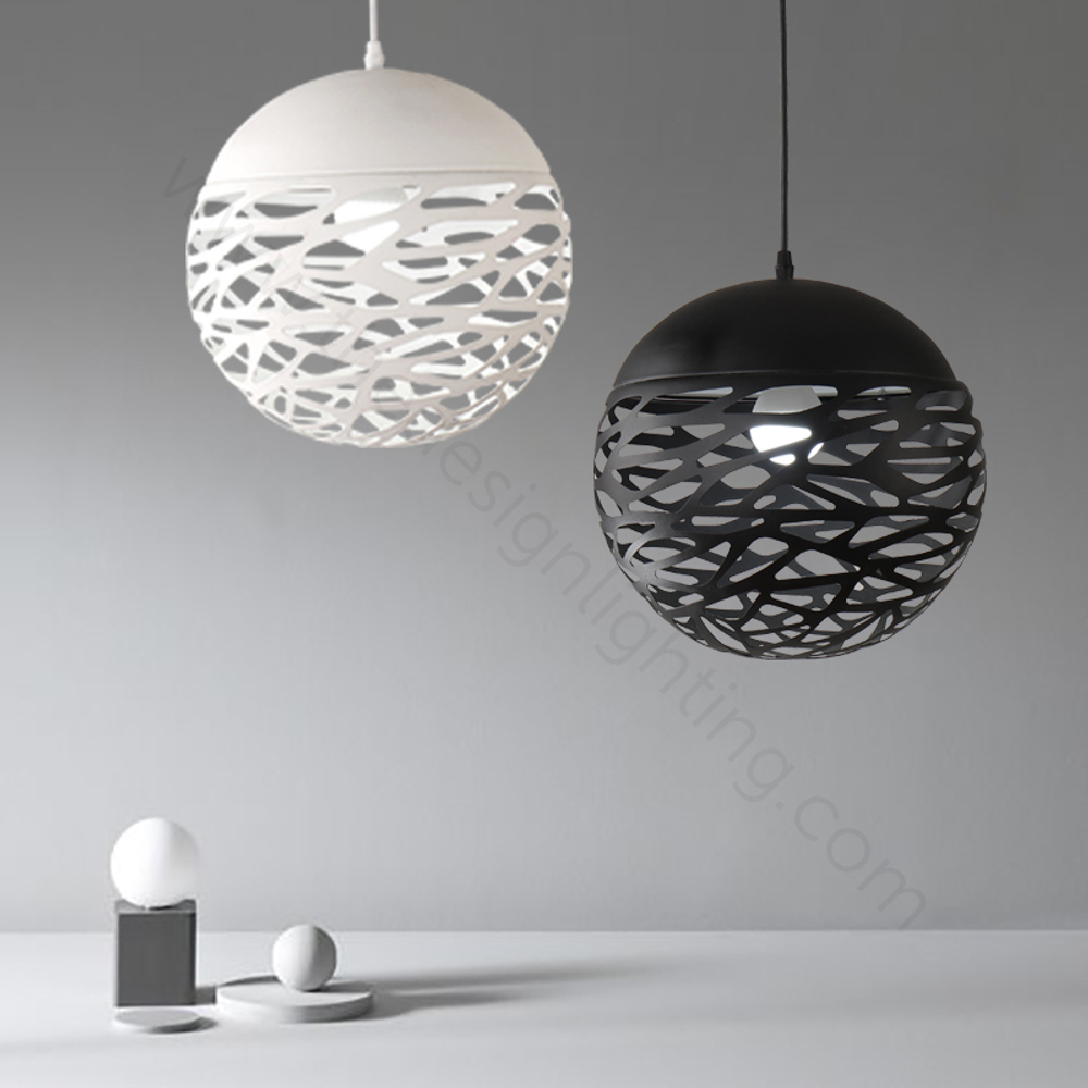Pendant design lamp Kelly Cluster by Studio Italia Design (Black/sphere)