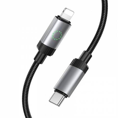Кабель Type-C на lighting Hoco X117 (black)