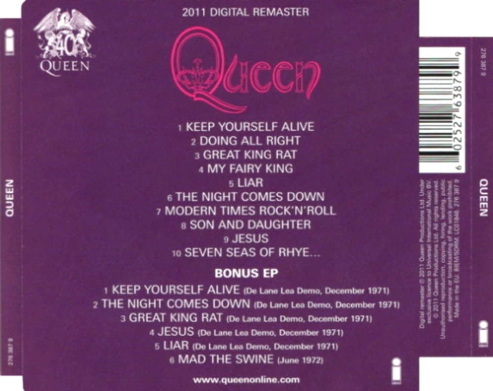 Queen / Queen (Deluxe Edition)(2CD)