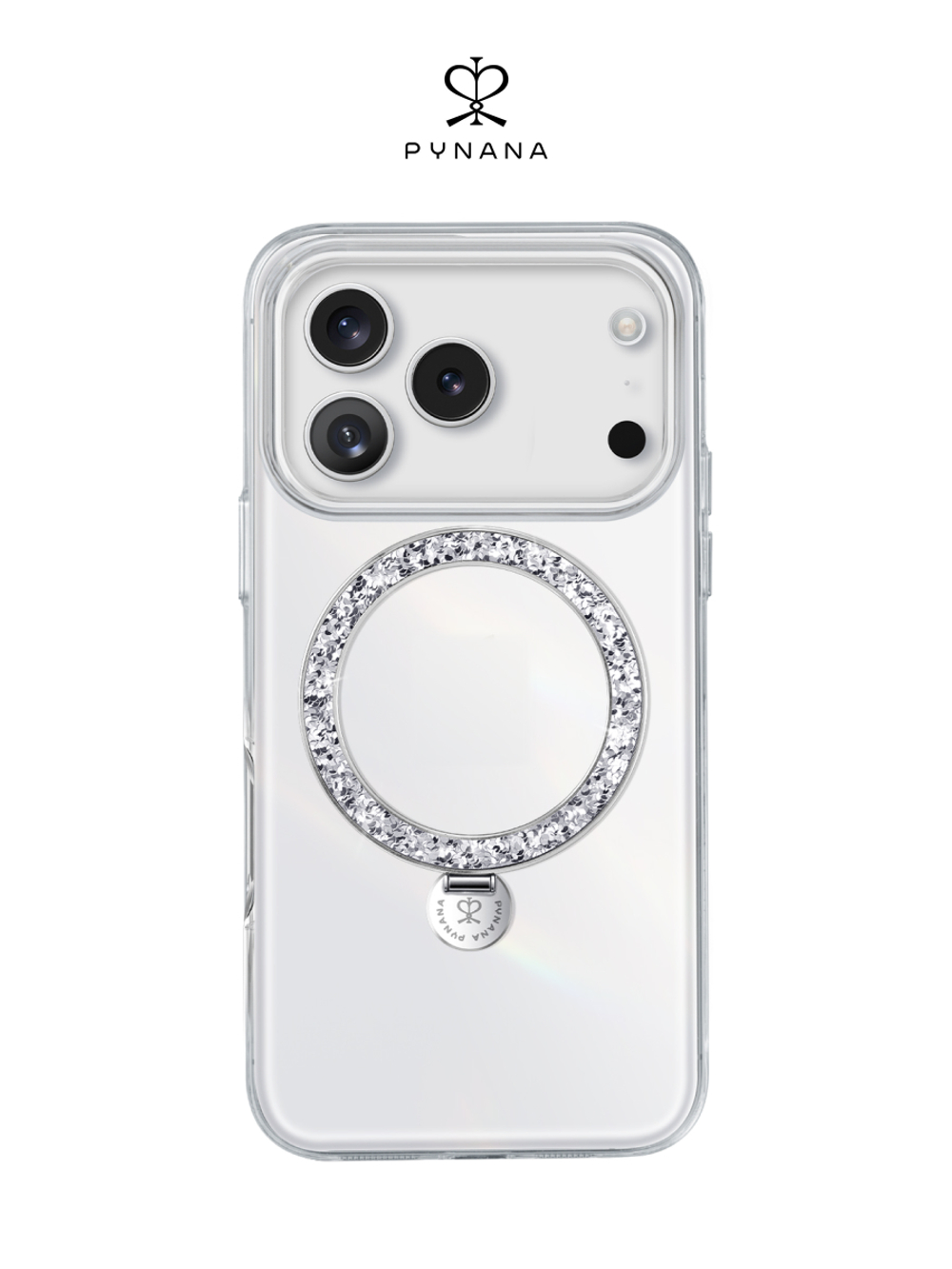 Чехол для iPhone 17 Pro Max алмазная гравировка Magsafe