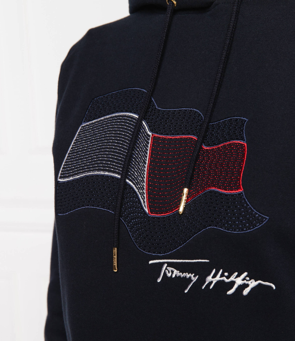 Худи Tommy Hilfiger - темно-синий(WW0WW33105)