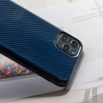 Чехол ТПУ карбон глянцевый для iPhone 11 Pro Max, 011457 Коричневый