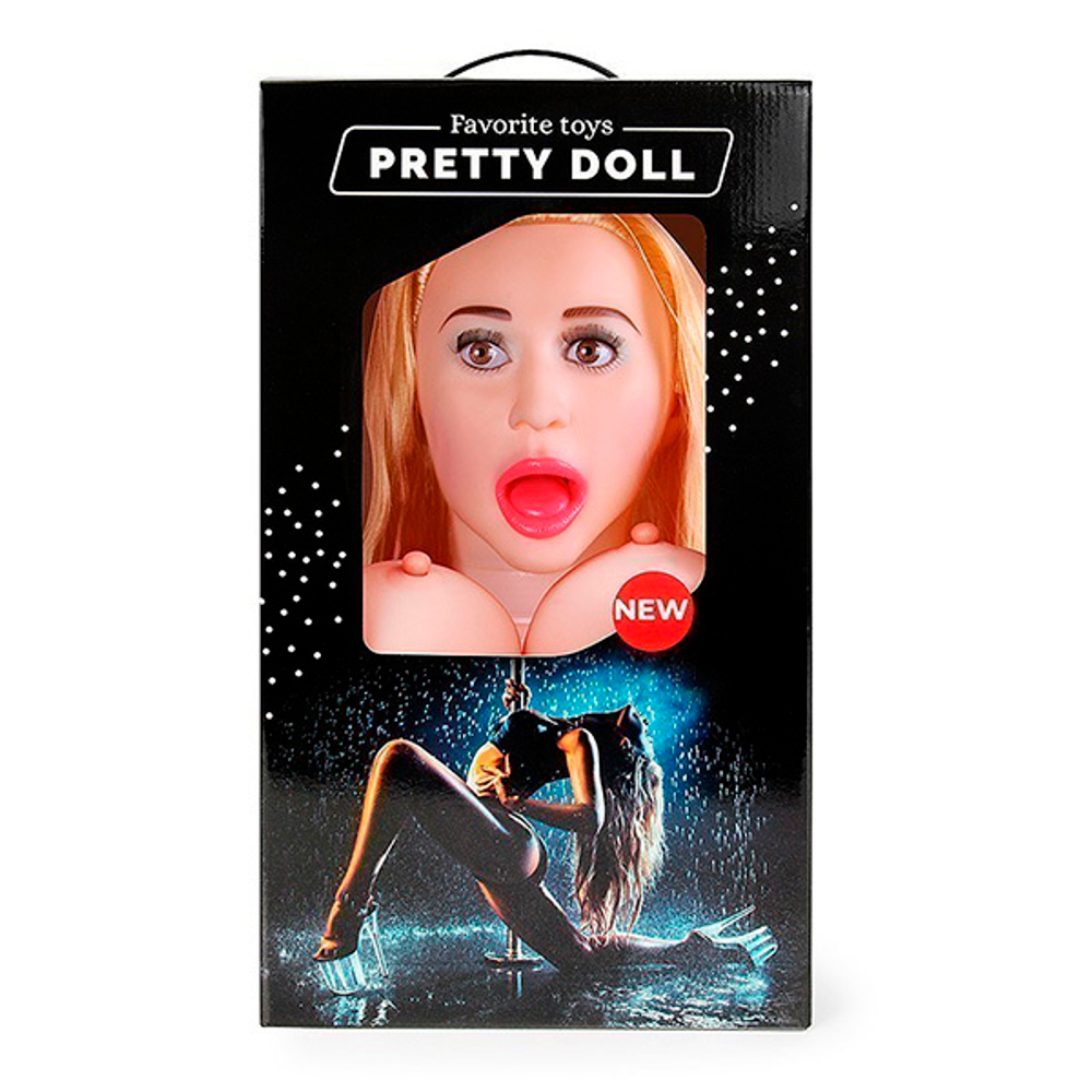 Надувная секс-кукла с вибрацией Синди Bior Toys Erowoman-Eroman EE-10276